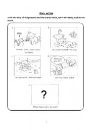 English Worksheet: Story Writing