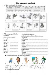 English Worksheet: Present Perfect