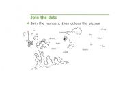 English Worksheet: join the dots