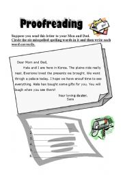 proofreading exercises 3rd grade