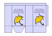 English Worksheet: Rain Rain Go Away