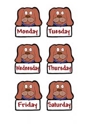 Days of the week dogs.