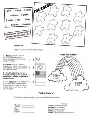 English Worksheet: Colors