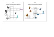 English worksheet: Clothes Crossword