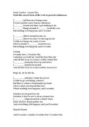 English Worksheet: Lemon Tree