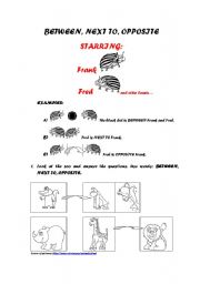 English worksheet: PREPOSITIONS FOR YOUNG LEARNERS