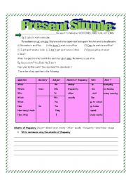 English Worksheet: BOOKLET ( 8 PAGES ) BUT I DONT KNOW WHY IT SHOWS ONLY 4.  Present Simple with adverbs of frequency, possessive adjectives, plurals of nouns, have got, To Be, Days and Months 