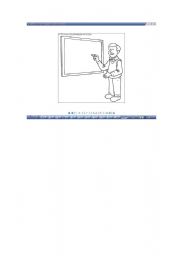 English Worksheet: teacher