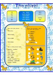 English Worksheet: Plural forms