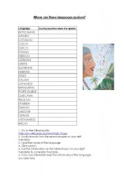 English Worksheet: INTERNATIONAL YEAR OF LANGUAGES 3/3