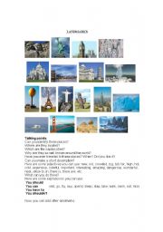 English Worksheet: landmarks