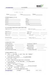 English Worksheet: word competition