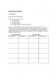 dead poets society-flim based worksheet