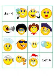 emoticons card set 4 