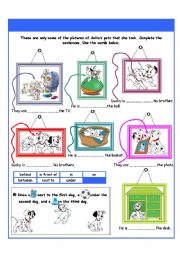 English Worksheet: Prepositions of place