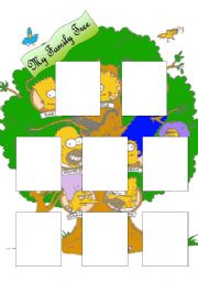 English Worksheet: Family Tree