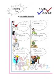 English Worksheet: Vocabulary