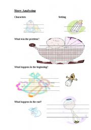 English Worksheet: Story Analysis