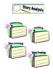 English worksheet: Story Analysis II