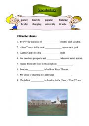 English Worksheet: Vocabulary