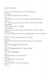 English Worksheet: use of english