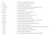 English Worksheet: vocabulary about crime
