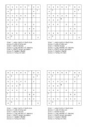 English worksheet: Countries - crossword