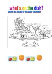 English Worksheet: FRUIT