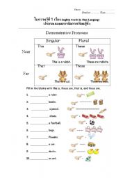 Demonstrative Pronoun