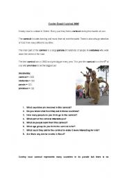 English Worksheet: Cowley Road Carnival