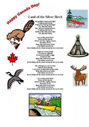 English worksheet: Land of the Silver Birch