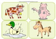 English Worksheet: Whos in the farm? - practising farm animals with kids (part 3 / 4)