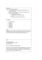 English Worksheet: Role Play- Parent Teacher Conference
