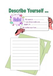 English Worksheet: Writing