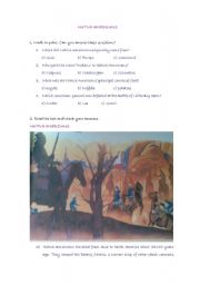 English Worksheet: NATIVE AMERICANS