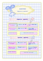 English Worksheet: ADJECTIVES