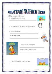 Likes and dislikes 2 - Worksheet