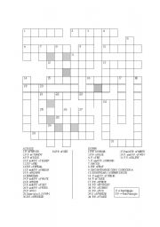 Irregular past crossword