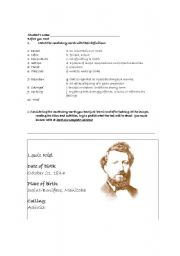 English worksheet: Louis Riel