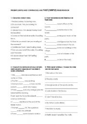 English Worksheet: Past Simple Exercises 