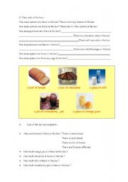 English Worksheet: There is There are