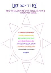 English Worksheet: worksheet for kids