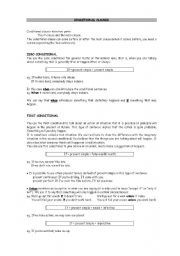 English worksheet: Conditional Cluses