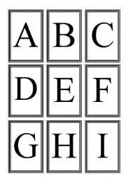 English Worksheet: english alphabet