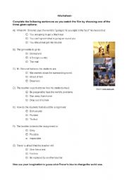 English Worksheet: Film Quiz_Pay It Forward