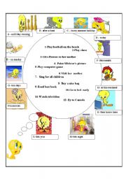 English Worksheet: future tense