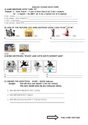 English worksheet: EXAM PAPER