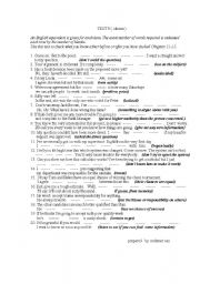 English worksheet: idioms test 2