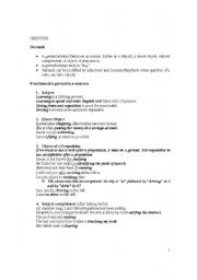 English Worksheet: gerund and infinitives