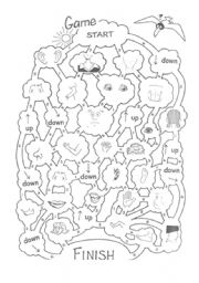 English Worksheet: Body parts boardgame